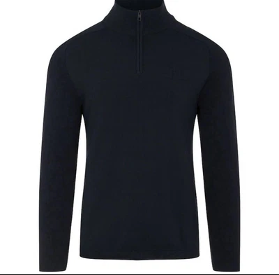 £60 • Buy BNWT J.Lindeberg Mens Luis Zipped Golf Sweater Size Medium In JL Navy