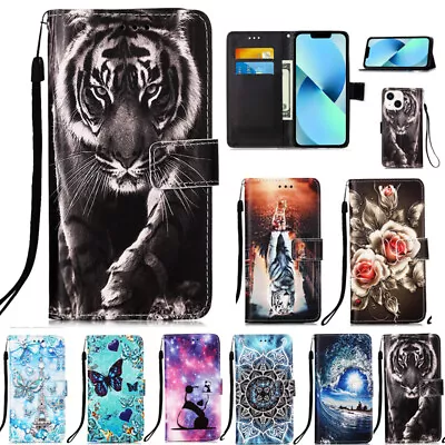 For OPPO A5 A9 2020 Patterned Magnetic Leather Wallet Case Stand Card Slot Cover • $15.89