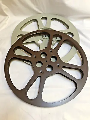 Vintage Goldberg Brothers 2 Film Reels Plastic Metal 1600 Ft 45 Minutes • $36.95