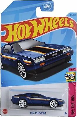 Hot Wheels - 2023 HW: The '80s 8/10 DMC Delorean 101/250 (BBHKJ65) • $8.49