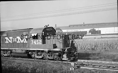 ORIGINAL PHOTO NEGATIVE-Railroad NDeM Mexico #7452 • $10