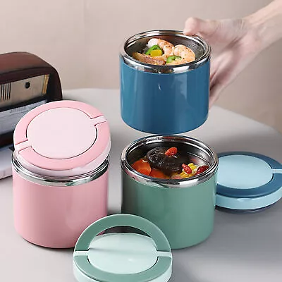 Soup Thermos Food Jar Insulated Lunch Container Bento Box For Cold Hot Food • $20.59