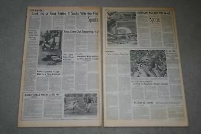 1975 LA Times * World Series Preview Cincinnati Reds Boston Red Sox * Jim Murray • $10