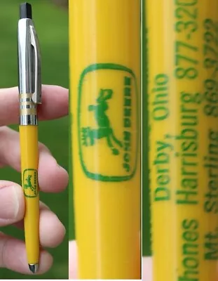 Vintage John Deere Ballpoint Pen Ink VINCENT EQUIPMENT Derby Ohio 1970s Everlast • $12.99