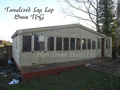 SUMMER HOUSE 30x15  LOG LAP  T&G   • £6200