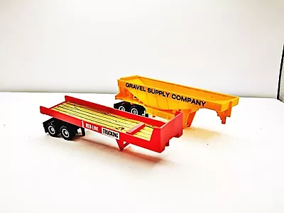 $39.99 • Buy Tyco US-1 Trucking Red Line & Gravel Trailer Nice