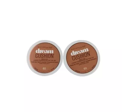 2pk- Maybelline New York Dream Cushion Fresh Face Liquid Foundation #60 Cocoa • $9.99