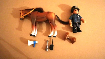 $5 • Buy Mighty World Emergency Dean The Mounted Patrol Officer #8687