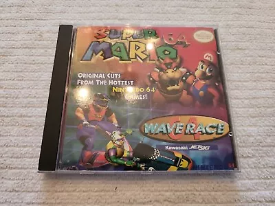 Super Mario 64 & Wave Race 64 Music Soundtrack CD By Nintendo  • $84