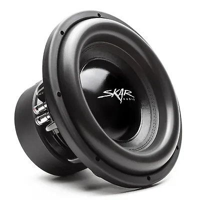 New Skar Audio Evl-12 D4 2500w Max Power 12-inch Dual 4 Ohm Spl/sq Car Subwoofer • $195.49