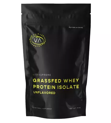 Vitasupreme Organic Grass-Fed Whey Protein Isolate - Unflavored • $42