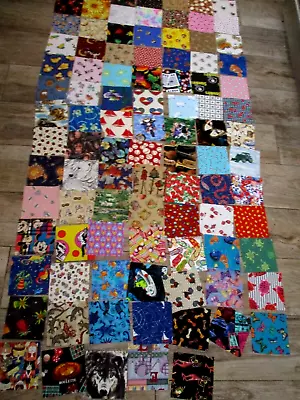 100+ I Spy 5  Inch Squares All Different Novelty & More 100% Cotton Oop • $21