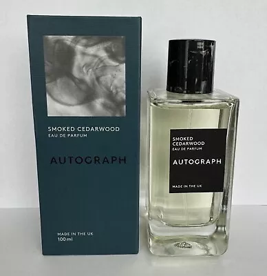 Marks And Spencer M&S Autograph Smoked Cedarwood Eau De Parfum 100ml Mens • £29