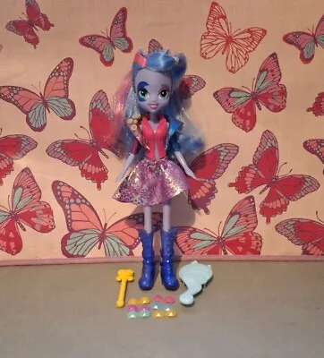 My Little Pony G4 Equestria Girls Rare Princess Luna Clips Wand & Brush • £35