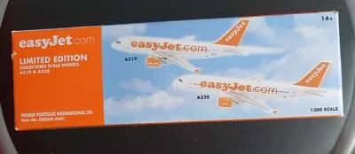 £34.99 • Buy Easyjet.com Limited  Edition Collectable Scale Models A319&A320 **GREAT VALUE PK