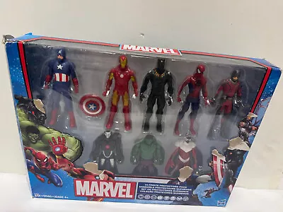 Hasbro Marvel Avengers Ultimate Protectors 6  Action Figures 8 Pack Damaged Box • $19.99