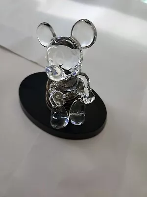 Walt Disney World Crystal Mickey Mouse  Sitting On Movie Reels With Base • $64.99