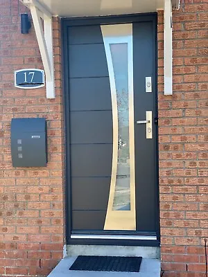 £1 • Buy Front Doors : Quotation Price , Colours: Anthracite, Golden Oak, Mahogany