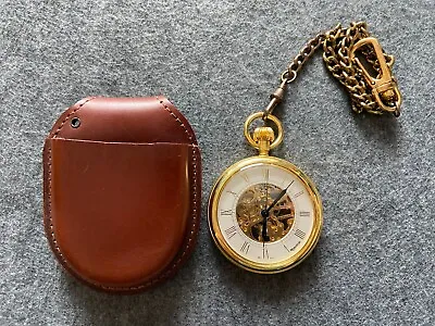 Majestron Vintage Mechanical Wind Up Pocket Watch • $79.95