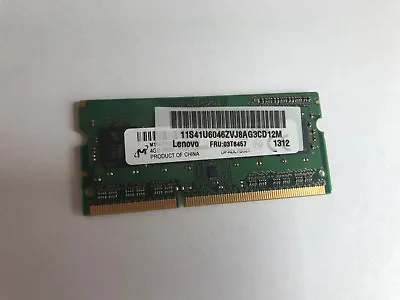 MICRON 4GB DDR3 PC3L-12800 1RX8 Laptop RAM Memory Module Lenovo FRU:03T6457 • £6.99