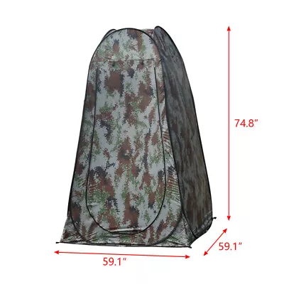 Pop Up Shower Tent Outdoor Privacy Tent Camping Shower Toilet Multi Color • $28.40