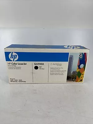 NEW FACTORY SEALED OEM Q6000A HP 124A Toner Cartridge Black EXPIRED • $26.99