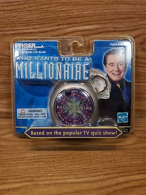 £14.35 • Buy Vtg Who Wants To Be A Millionaire Tiger Hasbro LCD Mini Keychain Game New Sealed