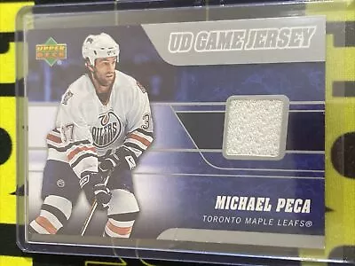 MICHAEL PECA 2006-07 UPPER DECK GAME JERSEY CARD#J-MP Blue • $1.99