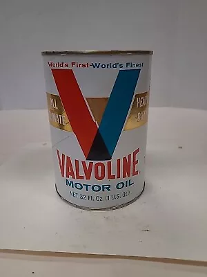  Vintage Valvoline Oil Paper Quart Can Bottle With A Safeway 46c Price Sticker • $12