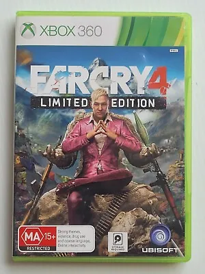 Far Cry 4 Limited Edition - Microsoft Xbox 360 Game Includes Manual PAL AUS • $10.47