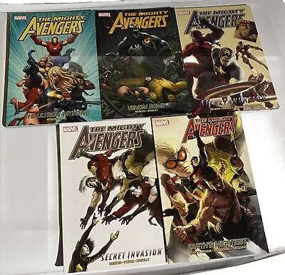 MARVEL COMICS - THE MIGHTY AVENGERS Vol 1 2 3 4 5 Collected TPB SET VENOM SENTRY • £40.15