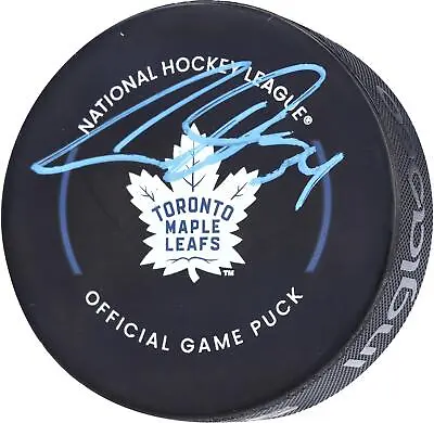 Auston Matthews Toronto Maple Leafs Signed Official Game Puck • $229.99