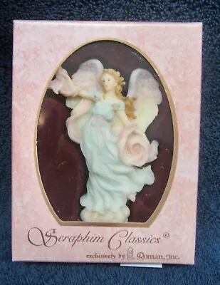 1997 Seraphim Classics HOPE LIGHT IN THE DISTANCE ANGEL Ornament Roman Box 78126 • $9.99