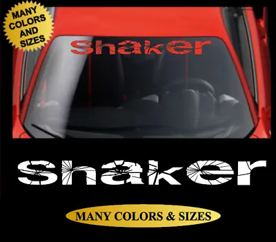 $19.99 • Buy Windshield Back Window Banner Vinyl Decal Sticker Shaker For Dodge Challenger
