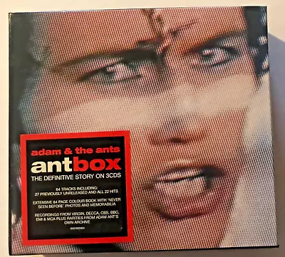 Adam And The Ants – Antbox 3CD BOX SET With 64 Page Book. • £70