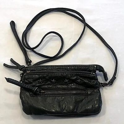 Mossimo Supply Co Green Mini Purse With Gold Stars Multiple Zippered Pockets • $20