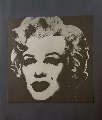 Andy Warhol   Marilyn Monroe    Mounted B/w Offset Lithograph  1973  • $39