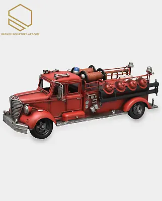 Fire Department Truck Large Metal Model • $294.99