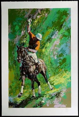 Mark King  Polo  Horse Hand Signed Serigraph LE Artwork Make An Offer • $3500