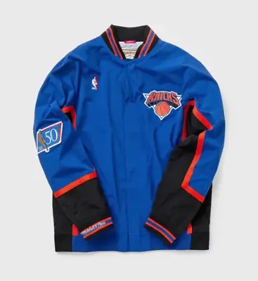 New York Knicks 1996-97 Mitchell & Ness Authentic NBA Warm-Up Jacket -Royal • $149.95