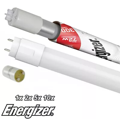 Energizer T8 LED Tubes 2ft 4ft 5ft 6ft - Cool / Daylight • £176.62