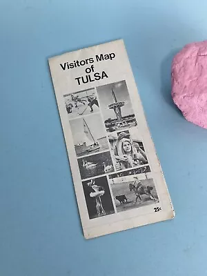 Vintage Visitor's Map Of Tulsa Ashburn Maps • $17.24