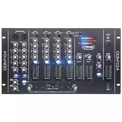 £298 • Buy Citronic CDM10:4 MK5 4-Channel 17 Input 19  Rackmount USB DJ Mixer