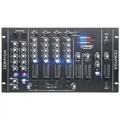 Citronic CDM10:4 MK5 4-Channel 17 Input 19  Rackmount USB DJ Mixer • £298
