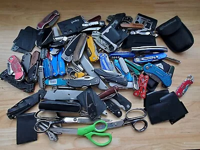 TSA LOT Of Knives Multi Tools & More! 15+ LBS Variety Mix! FREE SHIPPING! • $84.99