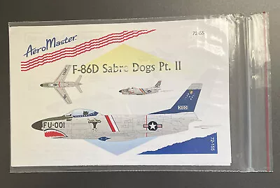 NOS 1/72 AeroMaster 72-155 F-86D Sabre Dogs Pt. II • $15