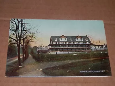 Mt. Pocono Pa - 1907-1915 Era Postcard - Belmont House - Rotograph Card • $5.50