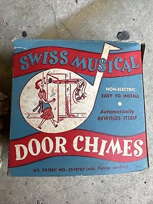 Vintage 1950s Swiss Musical Door Chimes • $55