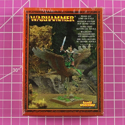 $128.95 • Buy Warhammer Wood Elf Lord On Eagle NIB Metal Rare OOP Games Workshop Citadel Elves