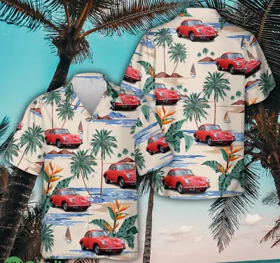 1965 Porsche 356C Coupe Best Summer Hawaiian Shirt Unisex Adult & Kid Size • $23